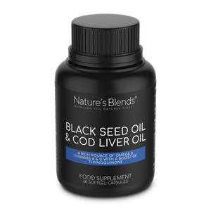 
                  
                    Load image into Gallery viewer, Black Seed and Cod Liver Oil Capsules
                  
                